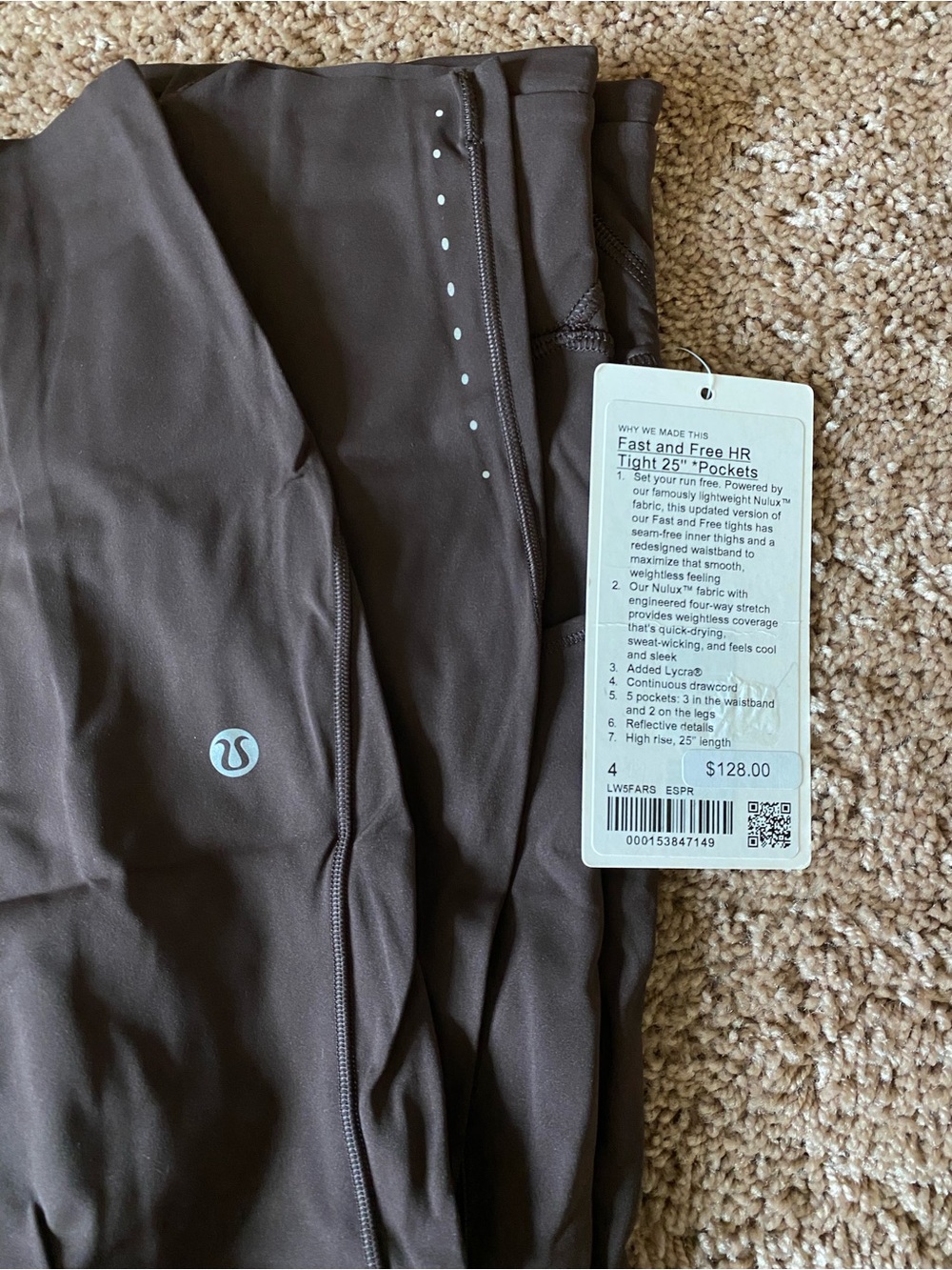 Lululemon Fast and Free High-Rise Tight 25” Pockets Leggings - Picture 6 of 6